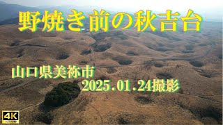 野焼き前の秋吉台　2025.01.24撮影