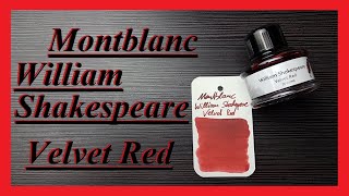 Montblanc William Shakespeare Velvet Red - Review Deutsch