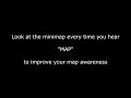 Map Awareness Exercise   Play this dota! Trim