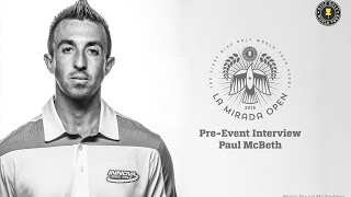 La Mirada Open 2016: Paul McBeth Pre-Event Interview