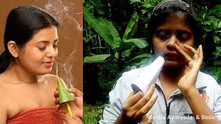 Dhoomapana Treatment in Malayalam |  Kerala Ayurvedam \u0026 Beauty Tips