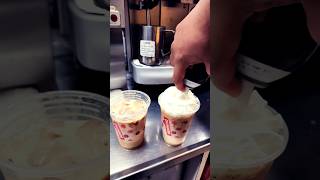 How To Make Caramel Craze Signature Latte Dunkin Donuts  @LatteASMR #dunkin