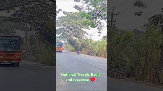 National Travels response 🔥😎🥰#travel #automobile #nationaltravels