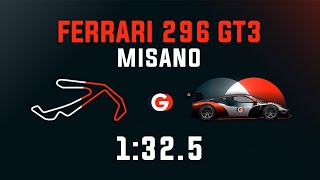 Misano 1:32.5 - Ferrari 296 GT3 - GO Setups | ACC 1.9.1