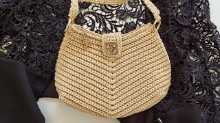 Step by step crochet toturial💖💖large and practical tote bag-perfect for the working woman 2025