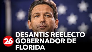 #MidtermsEnCanal26 | Desantis reelecto Gobernador de Florida