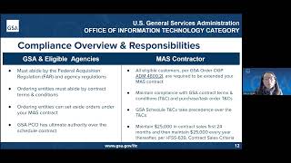 Keeping your GSA Multiple Award Schedule (MAS) Contract Compliant