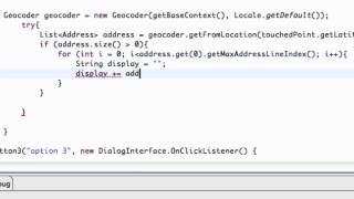 Android Application Development Tutorial 137 Geocoding a Location for an Address