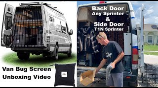 ENIXWILL Magnetic Sprinter Van Bug Screen