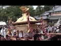 兵庫県神戸市岩岡神社20121007 お先たいこ・神輿の練り込み