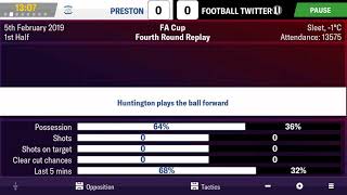 FA Cup v Preston 4th Round. Will the journey continue