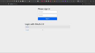 Spring Boot OAuth2.0 login not working (solution)