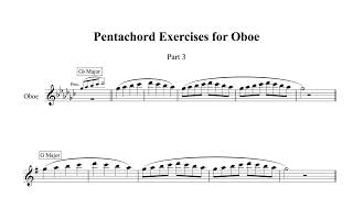 Pentachord Exercises for Oboe–Part 3　オーボエの為のペンタコード練習曲–Part 3