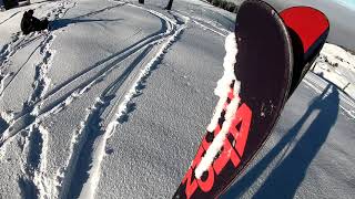 One morning with 108 mm under foot in Annecy-Semnoz ski area