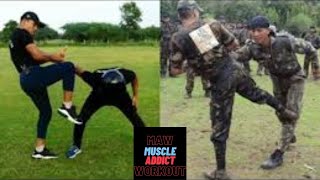 Most Painful Self Defence Techniques Tip - COMMANDO FITNESS - Muscle Addict Workout - Best Crossfit