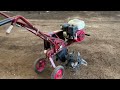 maxim extra heavy duty commercial gas rototiller with slasher tines repocast