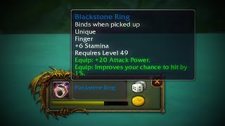 POV: Blackstone Ring Drops On Hardcore WoW!