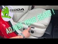 How to adjust your electric / memory seats!