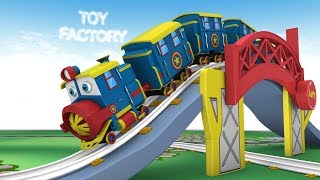 Thomas Cartoon Trains Toy Factory Cartoon - Trains for Kids Toy Train Cartoon - Toys for Kids