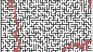 Maze Generator - Creating and concurrently solving large N-dimensional mazes