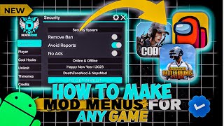 How To Make Mod Menu Easy Way | Beginner's guide