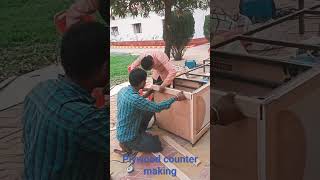 Ms pipe counter making with plywood