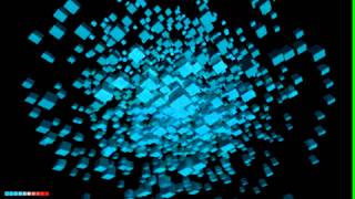 openFrameworks — audio visualizer / amplitude cubes