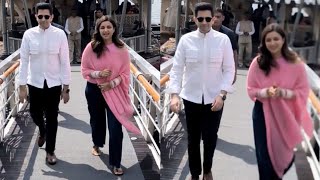 Newly Married Couple 🤩 Parineeti Chopra & Raghav Chadha First Video at Jetty 💖📸
