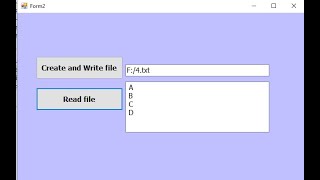Programming in Visual Basic .Net How to Create write and read file text