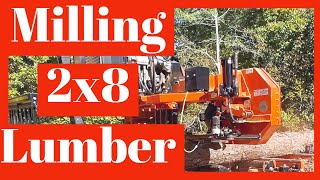 Sawmill | Milling 2x8 Lumber