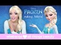 Elsa from Frozen : Disney Halloween Makeup and Hair Tutorial