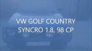 VW GOLF COUNTRY SYNCRO