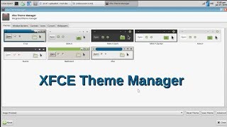 Checking out XFCE Theme Manager