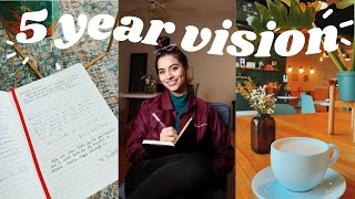 how to make a 5 year VISION plan / less STRESSING more PLANNING