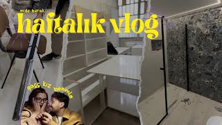 Mutfak Dolaplarının Rengini Değiştirdik 🎨, elektrik alışverişi 💵, Yeni Duşakabin 🚿 | HAFTALIK VLOG