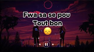 Fwa sa se pou tout bon/ by Vanessa ft Grandi avan laj/Lyrics video