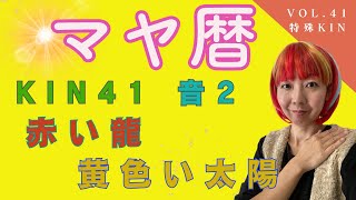 11/30   KIN41　高まるエネルギーは発散すべし！名俳優の底力は特殊KINが鍵となっていた！赤い龍　黄色い太陽　音2　特殊KIN