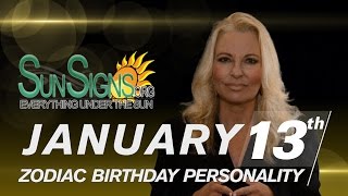 January 13 Zodiac Horoscope Birthday Personality - Capricorn - Part 2