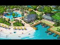 Mini Resort Digital Watercolor Rendering Timelapse - Brian Lemmerman