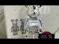 必看！潮玩基地 unboxing bearbrick 20th anniversary deep chrome 400% 1000% 馬來西亞 多倫多 香港 開箱 英國 溫哥華 toy ￼倫敦 ￼潮流