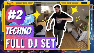 Testing New #techno Songs in a  #dj Mix - #twitch Live Set #2 🔊🎶