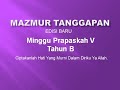 MAZMUR TANGGAPAN EDISI BARU - Minggu Prapaskah V Tahun B - CIPTAKANLAH HATI YANG MURNI...--