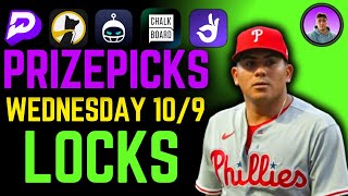 PRIZEPICKS MLB WEDNESDAY 10/9/24 - FREE PICKS!!! (+50 UNITS THIS WEEK!!! 🔥) BEST PLAYER PROPS BETS