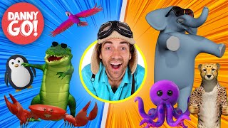 "The Animal Dance Game!" 🐙🐊🐒 Would You Rather Brain Break | Danny Go! Songs for Kids