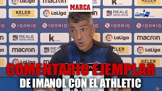 El nuevo comentario ejemplar de Imanol: \