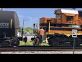 Complete Short Line Railroad Switching Job On I&O Railway!  American Railway Shunting Action!