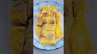 How to make 【Banana Egg Pancakes】: Healthy, delicious, and easy to make! #ChineseCuisine