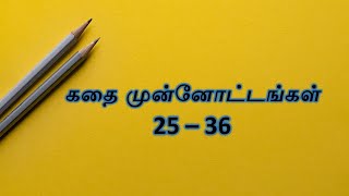 கதை முன்னோட்டங்கள் 25 - 36 | கனவு பட்டறை கதை தொழிற்சாலை -2020