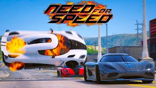 Grand Theft Auto 5 (Need For Speed Movie) Koenigsegg Race