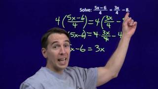 Art of Problem Solving: Linear Equations with Fractions Part 2